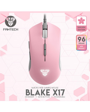 X17 Blake Wired Gaming Mouse(Pink)
