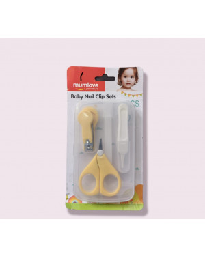 Mumlove Baby 4 Pieces Nail Clip Yellow Sets 8122 