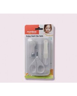 Mumlove Baby 4 Pieces Nail Clip White Sets 8122 