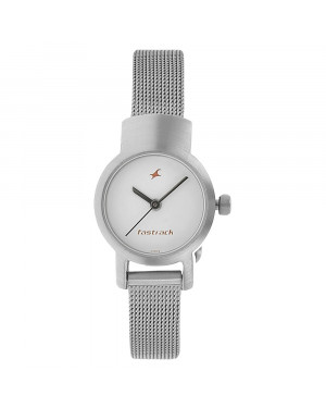 Fastrack Upgrade-Core Analog White Dial Women's Watch 2298SM02