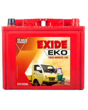 Exide Make 60Ah Battery FEKO EKO60L 