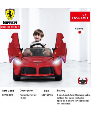  Rastar Ferrari LaFerrari Ride On