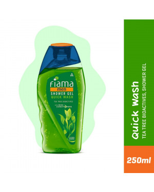 Fiama Men Shower Gel Quick Wash With Tea Tree Bioactives 250ml