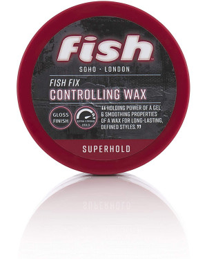 Fish SuperHold Fix Controlling Wax For Long-Lasting, Smooth & Defined Styles 100ml