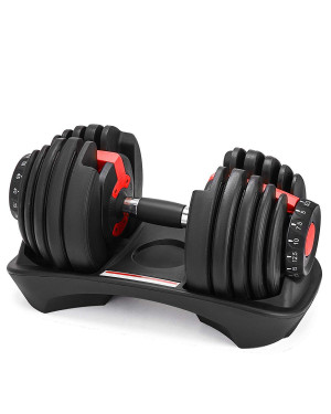 Fitness Adjustable Dumbbell Fitness Series with incremental Weights .24kg/52lbs(1pc) Dummbell