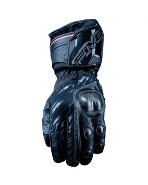 FIVE WFX Max GTX Black Winter Waterproof Gloves with Knuckle Protection for Motorcycle/Scooter