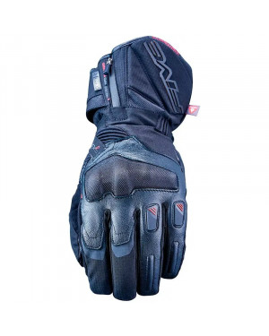 FIVE WFX1 EVO WP Black Winter Gloves with Knuckle Protection for Motorcycle/Scooter