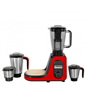 Faber FMG MasterChef 4J 800W Juicer Mixer Grinder with 4 Stainless Steel Jar (Mystic Red)