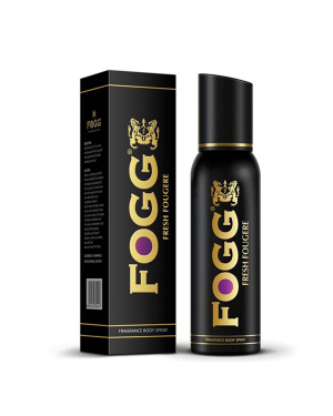 Fogg Black Series Fresh Fougere, Perfume Body Spray For Men, Long Lasting & No Gas Deodorant, 150ml