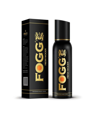 Fogg Fresh Woody Black Series Perfume Deodorant Amasing Fragrance for Men Collection Fresh Woody Deo Body Spray 120ml