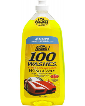 Formula1 100 Washes Wash & Wax-828ml