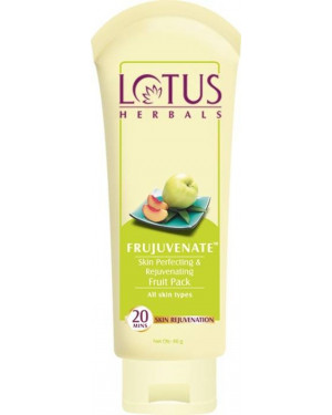 Lotus Herbal Frujuvenate Skin Perfecting and Rejuvenating Fruit Face Pack 60g