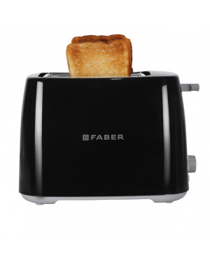 Faber FT 900W BK 900-Watt 2-Slice Pop-up Toaster (Black)