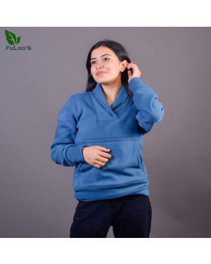 Fuloo's V-Neck Pullover in Premium Fabric for Women