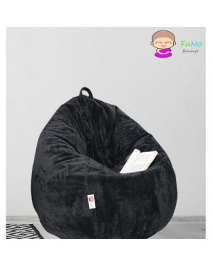 Fumo Classic Fur Bean Bag XXXL - Black