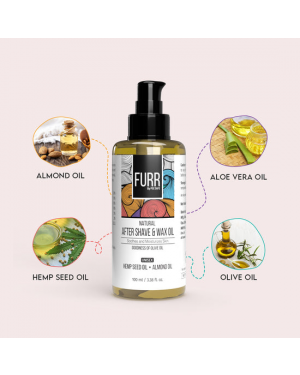 FURR By Pee Safe Natural After Shave & Wax Oil 100ml