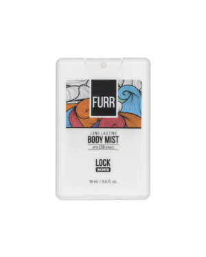 FURR Body Mist Lock | Women’s Perfume | Long Lasting Sweet Fragrance | Up To 230 Sprays | Pocket Perfume | 18ml