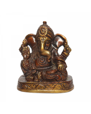 Seven Chakra Handicraft - 7cm Size Ganesha Statue