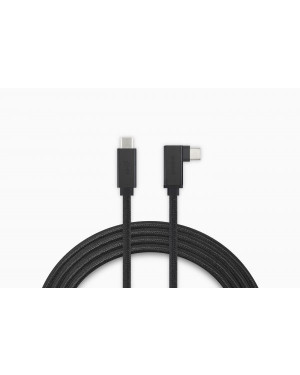Prolink GCC-100G2-01 100W USB C-C PD Cable USB3.2 Gen Data Transfer, Audio,E-Mark Chip 2m Nylon Braided Cable(Black)