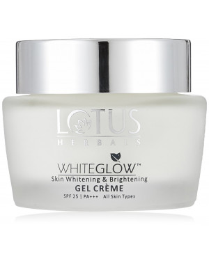 Lotus Herbals Whiteglow Skin Whitening And Brightening Gel Cream SPF-25, 60g