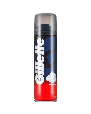 Gillette Pre-Shave Foam - Classic Regular, Provides Rich, Creamy Lather, 196 g