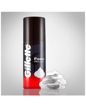 Gillette Pre-Shave Foam - Classic Regular, Provides Rich, Creamy Lather, 418 g