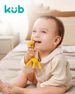 Kub Giraffe Teether With Container