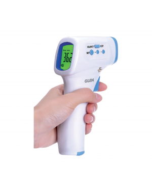 Glen Sa 6041 Infrared Thermometer - Non-Contact Digital Infrared Thermometer with Digital Display -Blue & White (6041)