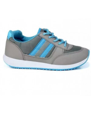 Goldstar Grey/Blue Regular Sports Shoes For Women 039