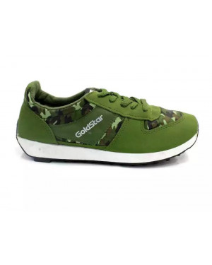 Goldstar Casual Lace Up Shoes For Men (Camo/Green)