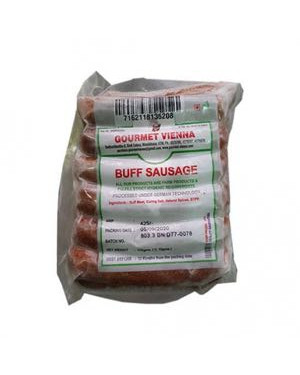 Gourmet Vienna Regular Buff Sausage 500gm