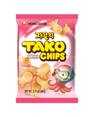 Nongshim Tako Chips Seafood Flavour 60g