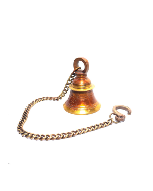Seven Chakra Handicraft - 52cm Size Hanging Bell (With Chain)