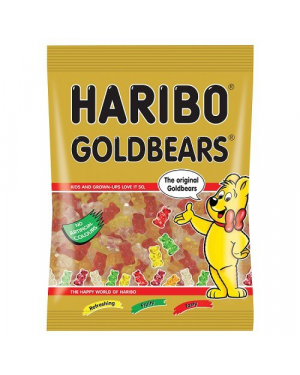 Haribo Gold Bears, Mix Fruit, 160 G