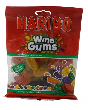 Haribo Wine Gums, 160g Pouch