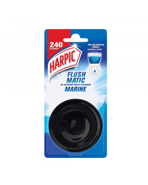  Harpic Flushmatic In-Cistern Toilet Cleaner Blocks, Marine - 50 g