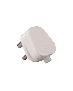 Havells 16A 3 Pin White Plug Top, AHLGXXW163