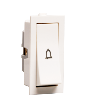 Crabtree Thames 10 Ax Bell Push Switch-ACTSBXW100