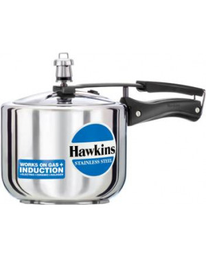 Hawkins HSS3T Stainless Steel Induction Pressure Cooker Tall 3 Litre