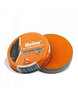 Helios Wax Leather Shoe Polish-40g-Brown-gray