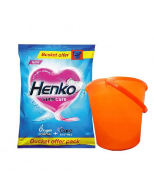 Henko Stain Care Detergent Powder 3kg + Bucket Free