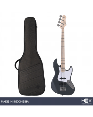 Hex B Series B100M S/SG Modern Vintage Bass Guitar with Deluxe Bag