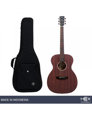Hex Beta F72 M Acoustic Guitar with Standard Gig Bag