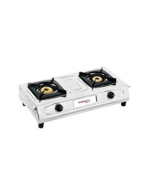 Homeglory 2 Burner Crystal Stainless Steel Gas Stove (HG-GS603)