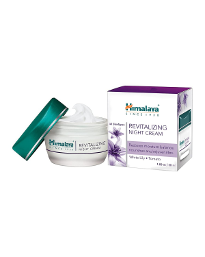 Himalaya Revitalizing Night Cream for Damaged & Aging Skin, Daily Deep Moisturizing Overnight Repair Treatment, For All Skin Types. 50g