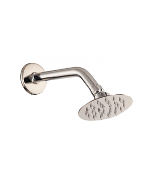 Hindware F160145 - Ultra Thin Shower 100 mm with 225 mm Arm-Round