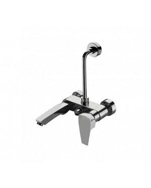 Hindware Avior F520019 Wall Mixer With Over Head Shower Provision