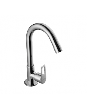 Hindware F570024 - Aspiro Sink Cock With Normal Swivel Spout-Table Mounted
