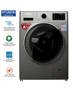 Hyundai HYWM-FL08AB-DDM - 8 kg Front Load Washing Machine