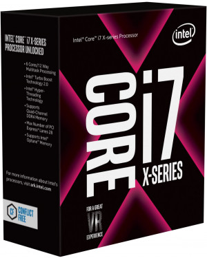Intel Core i7-7800X X-Series Processor 6 Cores up to 4.0 GHz Turbo Unlocked LGA2066 X299 Series 140W